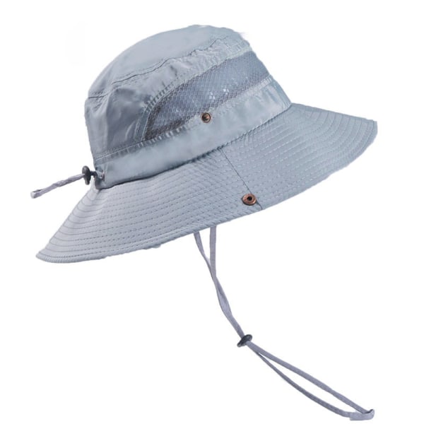 Aurinkohattu naiset/miehet, kalastushattu UPF 50+ UV-suojalla, leveä br