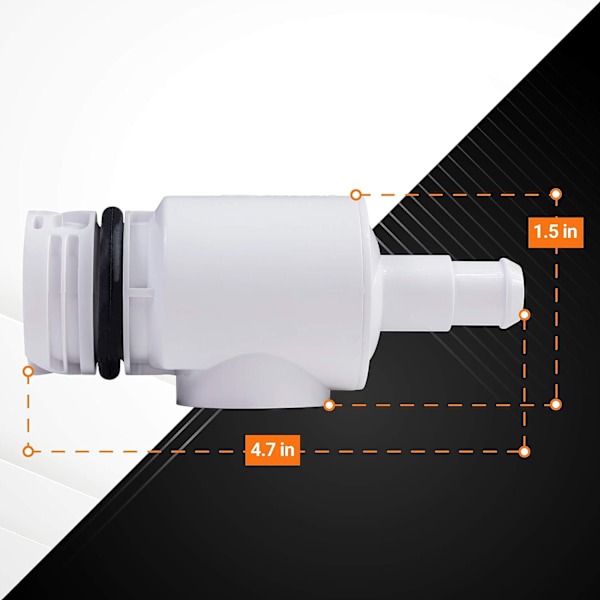 D29 UWF snabbkoppling kompatibel med Polaris 180 280 380 automatisk poolrengöringsrobot och 9-100-9002 tryckregleringsventil av Poweka