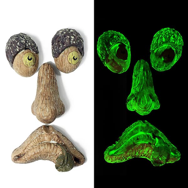Tree Hugger Ko Have Peeker-Polyresin Udendørs Træskulptur -
