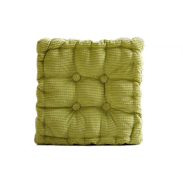 Stolputer, seteunderlag, 40 x 40 cm, grønn