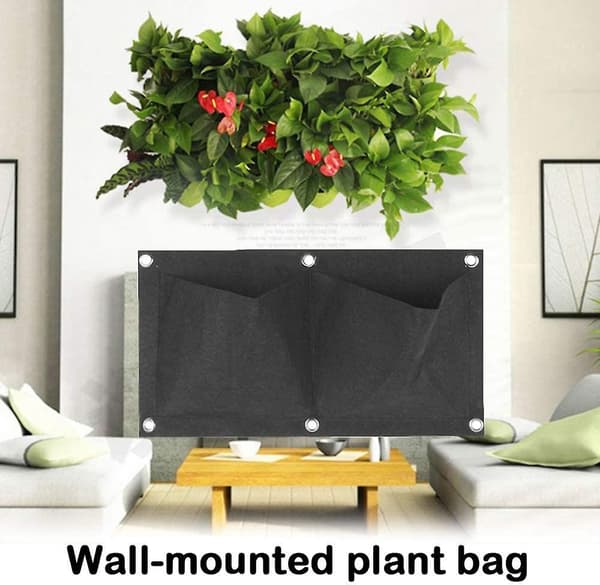 Växtväxtsäckar Väggmonterad Planter För Gård Trädgård Heminredning Växt