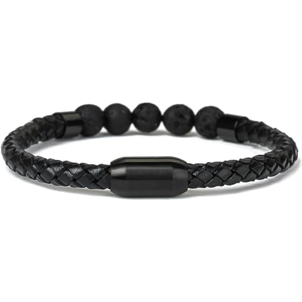 Bracelet Healing Balancing Genuine Leather Bracelets with Magneti