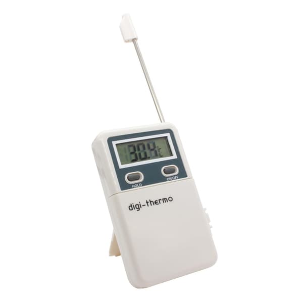 Bärbar digital termometer med sond och skärm -50º +300ºc