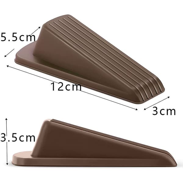 1PCS dørstopper for gulv gummikile, dørgap og anti-låsing, robust
