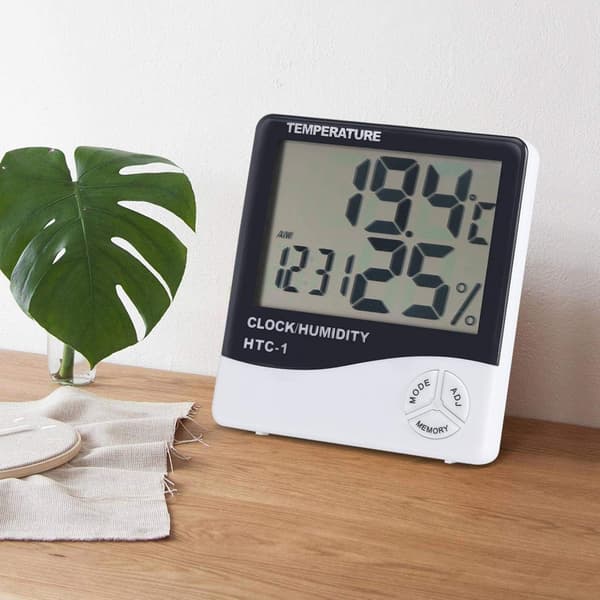 Digitalt LCD, præcis indendørs temperatur