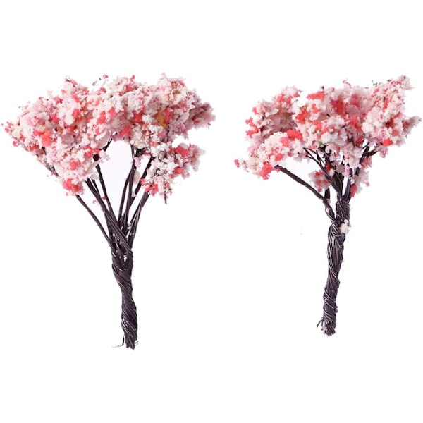 5 stk. Kunstig Sakura Træ Livagtig Kirsebærblomst Træ Ornament