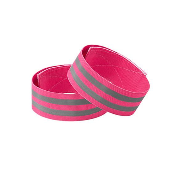 4 st Elastiska Reflekterande Armband, Säkerhetsreflekterande Band för Promenader, Cykling, Hundpromenader, Jogging, Cykling, Justerbara Hög Synlighet Armband