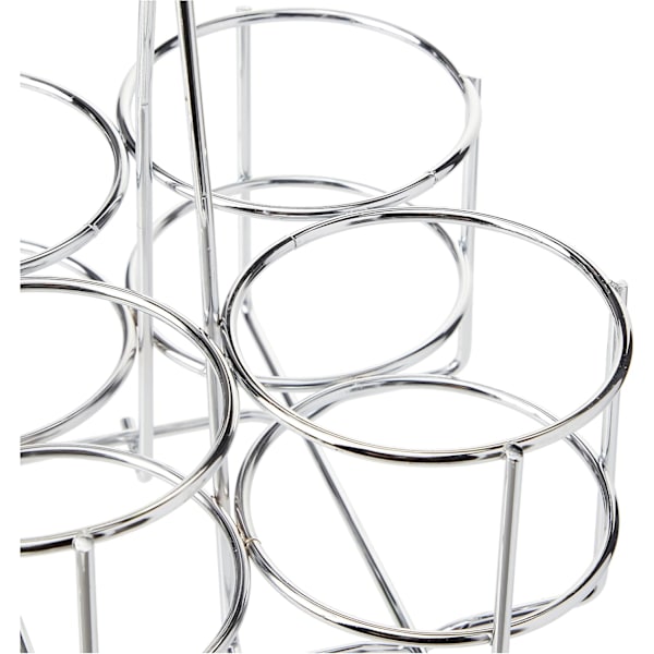 Forkromet metalflaskeholder