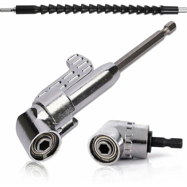 Sokkel- og sett 105 graders rettvinklet drillbit-driveradapter