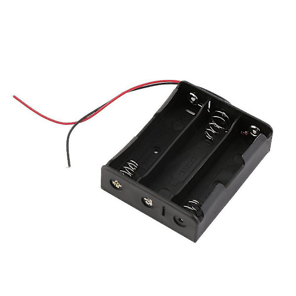 Ny plastbatteriförvaringslåda för 3x18650 3,7v med