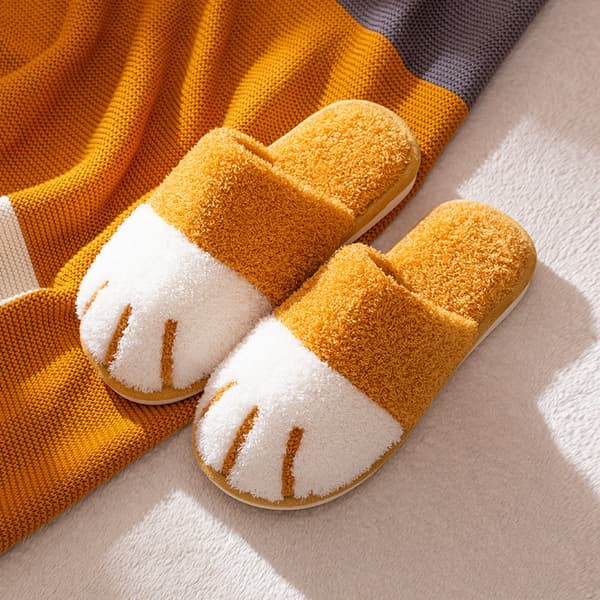 Søte dyreslippers for kvinner - Vintervarme hjemmesko med memory foam