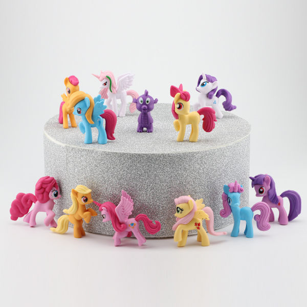 12-delad My Little Pony actionfigurer