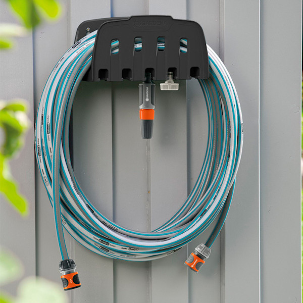 Veggmontert slangeholder: hageslangeholder for Original System-slanger og -deler, for enkel vanning