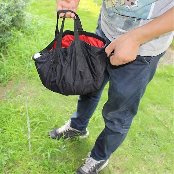 Hopfällbar Hink Outdoor Fällbar Vattenbehållare Bärbar Vattenbehållare För Resor Camping
