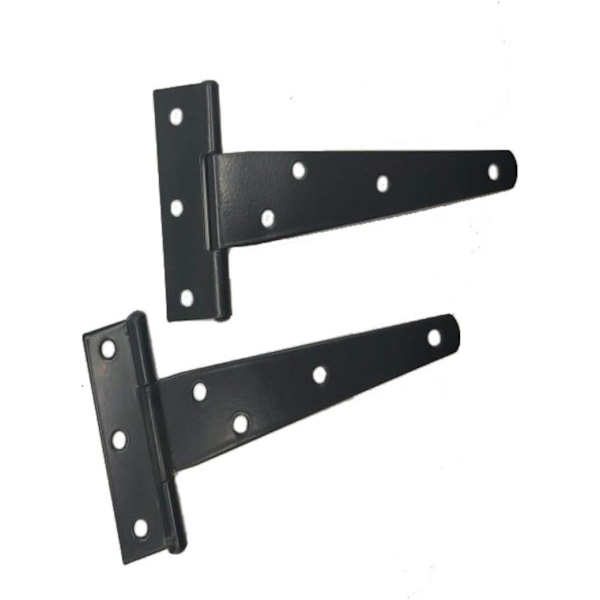 Hinge Triangle Hinge Heavy Duty T Hinge Galvanoitu Kolmio 4 Tuumaa Musta Voidaan käyttää kaappien ovien puutarhaporttien puulaatikoiden ripustamiseen 4kpl