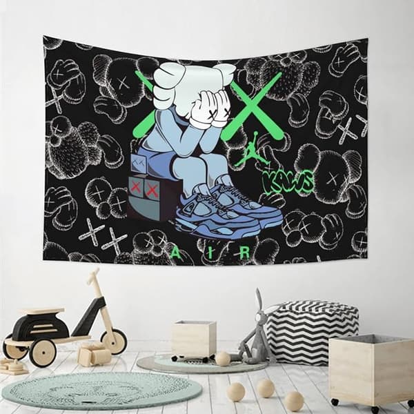 Gobeläng sovrum vardagsrum sovsal hem väggdekoration konst 90x150cm