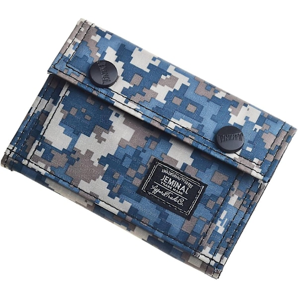 Herre Camo Trykt Bifold Lommebok Tenåringer Gutter Lommebøker For Barn