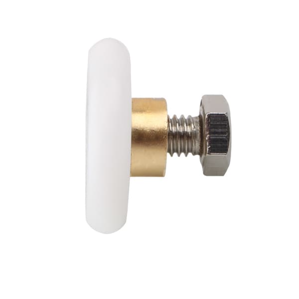 Sæt med 4 udskiftningsruller til skydedør til brusebad (20 mm diameter)