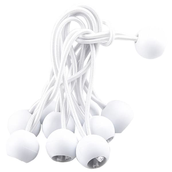 Elastisk spænder, elastisk bungee-ledning, 30 stk. presenningspænder