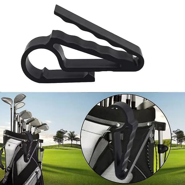Cigars Clip Golf Course Cigar Minder Attaches Cigars Putter(2pcs, keltainen, musta)
