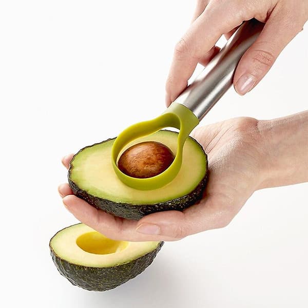 Avokadokutter, kjernefjerner, smørdragefrukt, skreller, kutter, fruktkjøttseparator