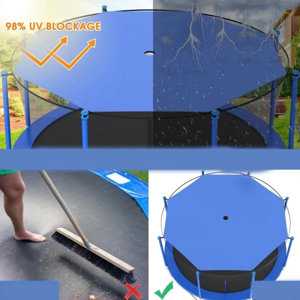 Solskyddstak för studsmatta - Trampolinöverdrag - Trampoli