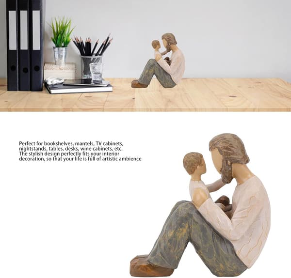 Min far Figur Far og søn Figur Far og søn Statue Ny