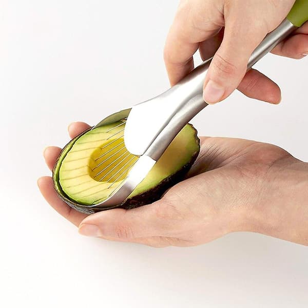 Avokadokutter, kjernefjerner, smørdragefrukt, skreller, kutter, fruktkjøttseparator