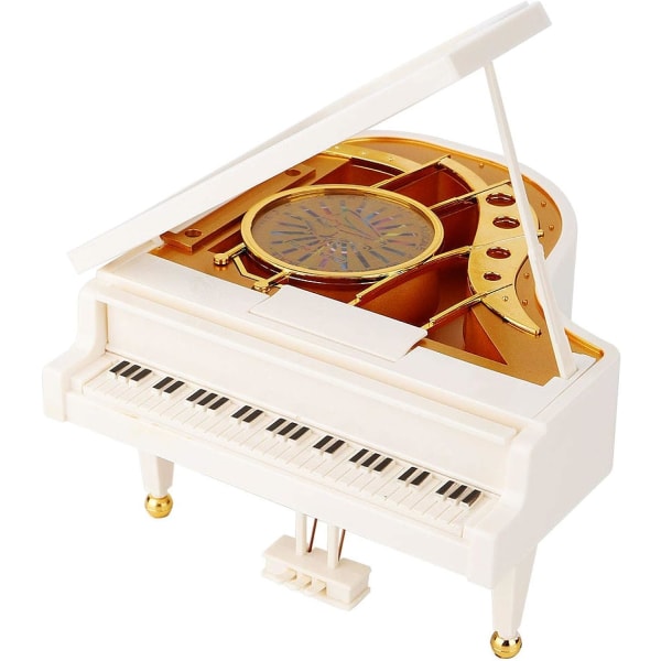 Piano-muusikkilaatikko, pyörivä piano tanssivat tyttöjen musiikkilaatikko kellokoneisto