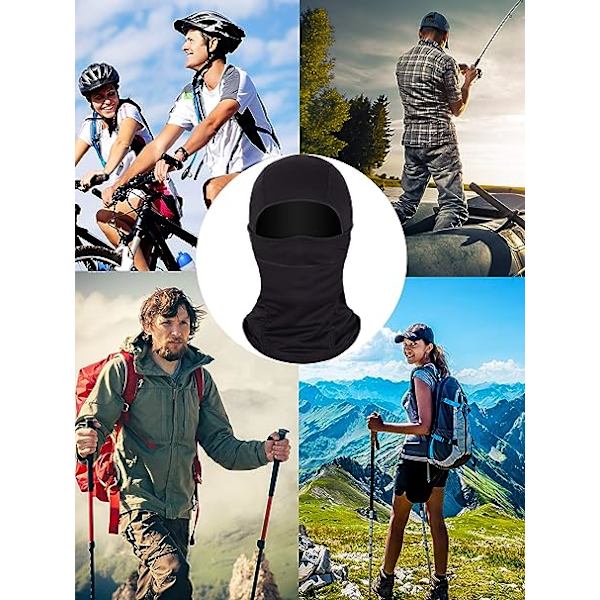 3-delt sommerbalaclava full face vindtett balaclava solbeskyttelse