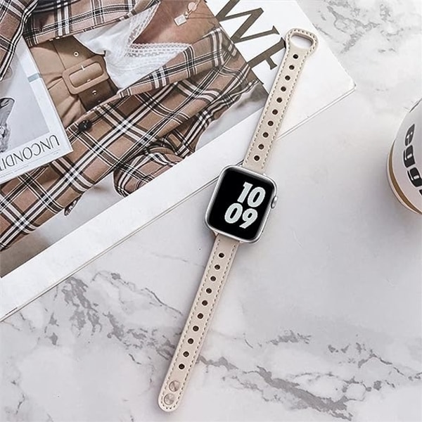 Kompatibel med Apple Watch Band 41mm 40mm 38mm kvinner, Toppkorn