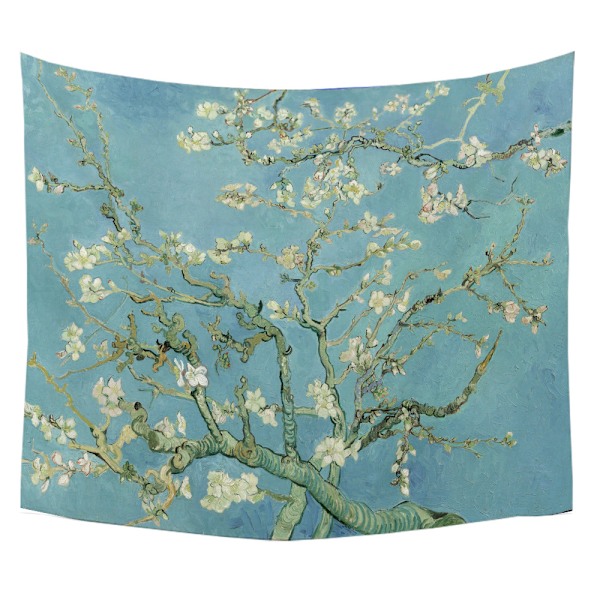 1 stk. Van Gogh Blomster Gobelin Blomster Vægophæng Natur Vægkunst