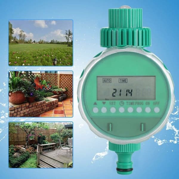 Sprinkler Timer, Automatisk Elektrisk Vandtimer med Digital Disp