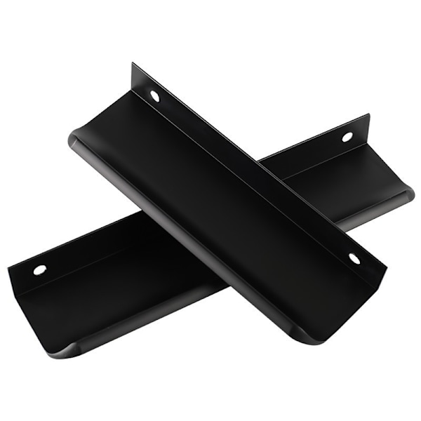 2Pcs Sliding Door Handle, 120mm Black Cabinet Handle, Modern Furniture Drawer Handle, for Wardrobes, Drawers, Balcony Doors