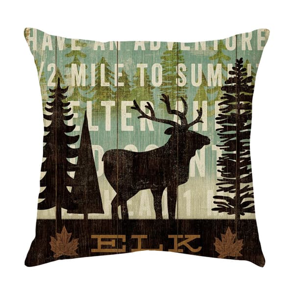 Set med 4 putetrekk 45 x 45 cm Polyester og lin dekorative