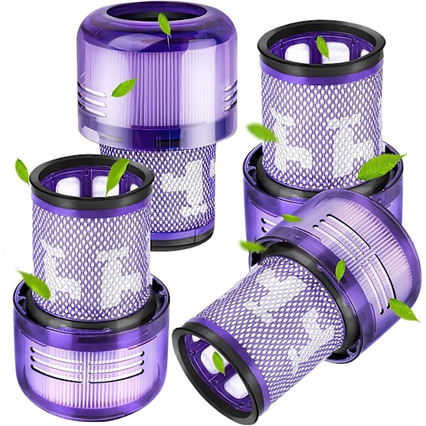 4-pak HEPA-filter til Dyson V12 Detect Slim støvsuger