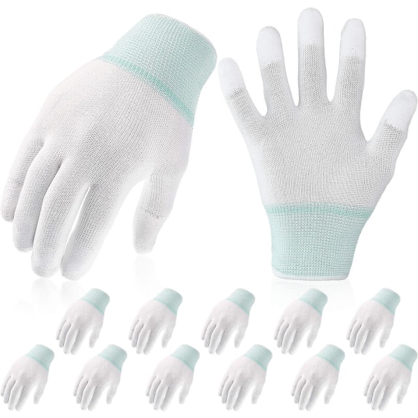 12 par Quilting Grip Handskar Maskinquiltningshandskar för Free-Mo
