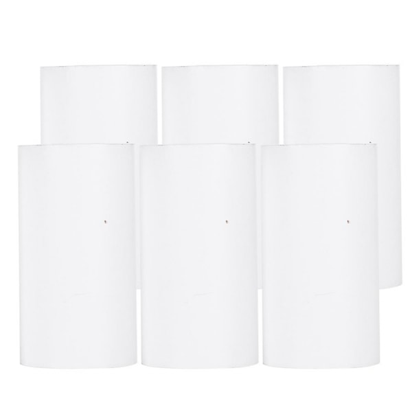 Termiskt kvittopapper 57x30mm 6 rullar för liten skrivare Professionellt utskriftstillbehör