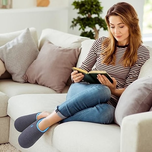 Herre- og dames indendørs memory foam cashmere bomuldsvæv efterår