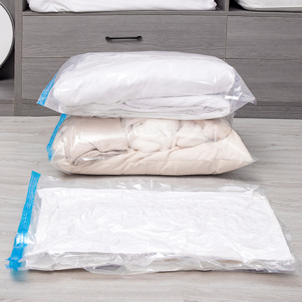 Set med 6 XXL vakuum oppbevaringsposer - Støvsugerpose - 100 x 80 cm - Va