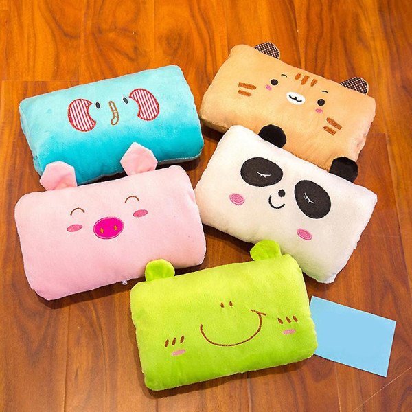 Hand Warmer Pillow Cartoon Plush Winter Hand Warmer Cushion (pink