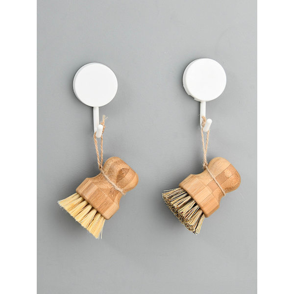Bambuastiat pesuharjat Kitchen Wooden Cleaning Scrubbers S
