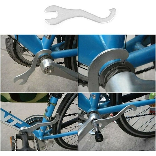 2 stk Effektive Rustfrit Stål Cykel Reparationsnøgle