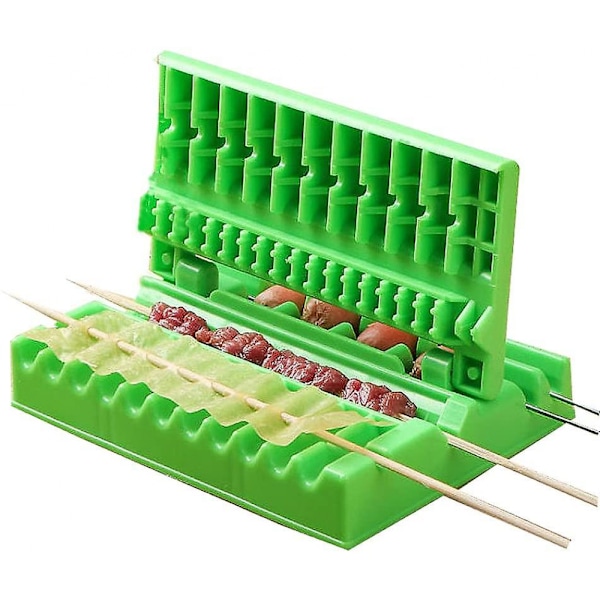 Multifunktionell Kebab Bärbar Utomhus Snabbt Köttspett Box Gadget