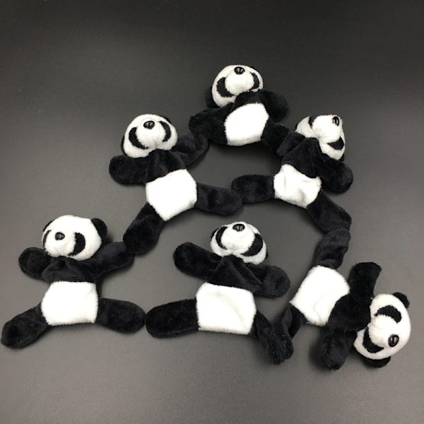 6 kpl Panda Jääkaapin Magneetit Söpö Pehmo Panda Jääkaapin Magneetti D