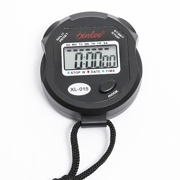 1 stk. Multifunktionel elektronisk stopur, sports stopur, ABS D