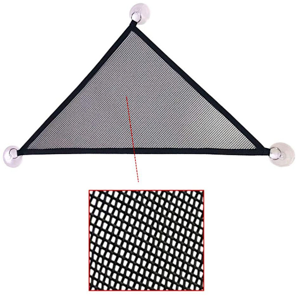 2 st skäggagam hammock set 2 reptil hammock lounger för geckos ödlor leguaner ormar (svart)