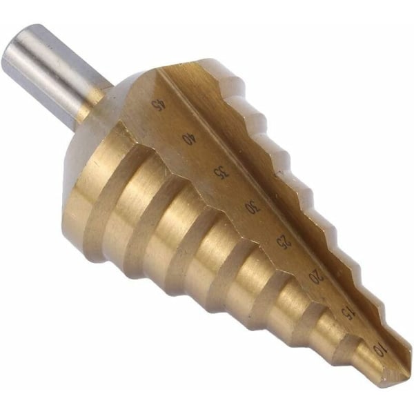Trin Bor Bits Trin Bor Bit 10-45mm HSS Stål Titanium Belagt Konisk Form T