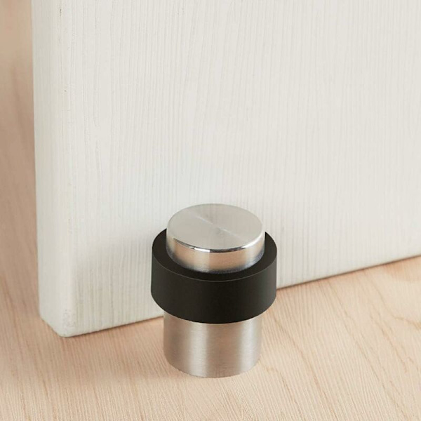 4 x Gulv Dørstopper 4,6 cm Rustfrit Stål Dørstopper Dør Stopper