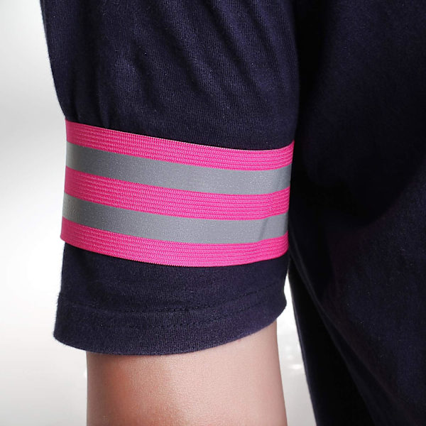 4 st Elastiska Reflekterande Armband, Säkerhetsreflekterande Band för Promenader, Cykling, Hundpromenader, Jogging, Cykling, Justerbara Hög Synlighet Armband